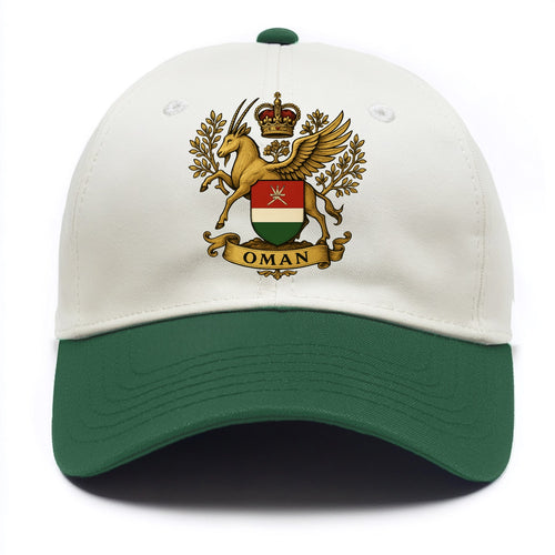 Oman Heritage Badge  - Two Tone Cap