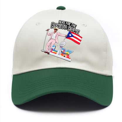 Here For The Bento Bowl - Two Tone Cap - Green