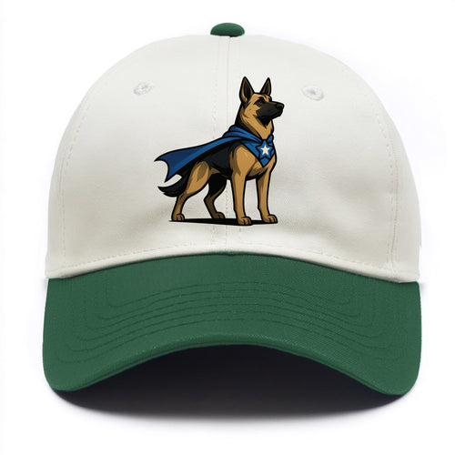 German Shepherd Patriotic Hero  - Two Tone Cap