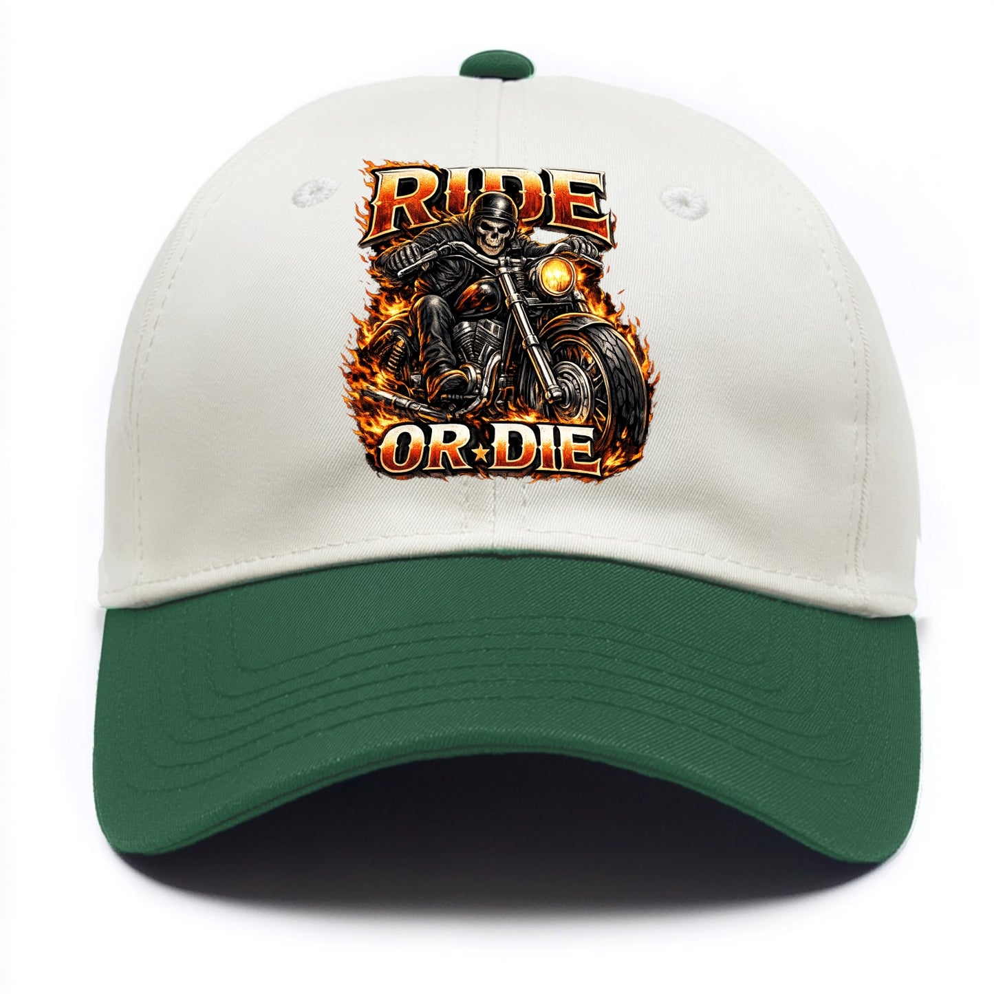 Ride Or Die - Two Tone Cap - Green