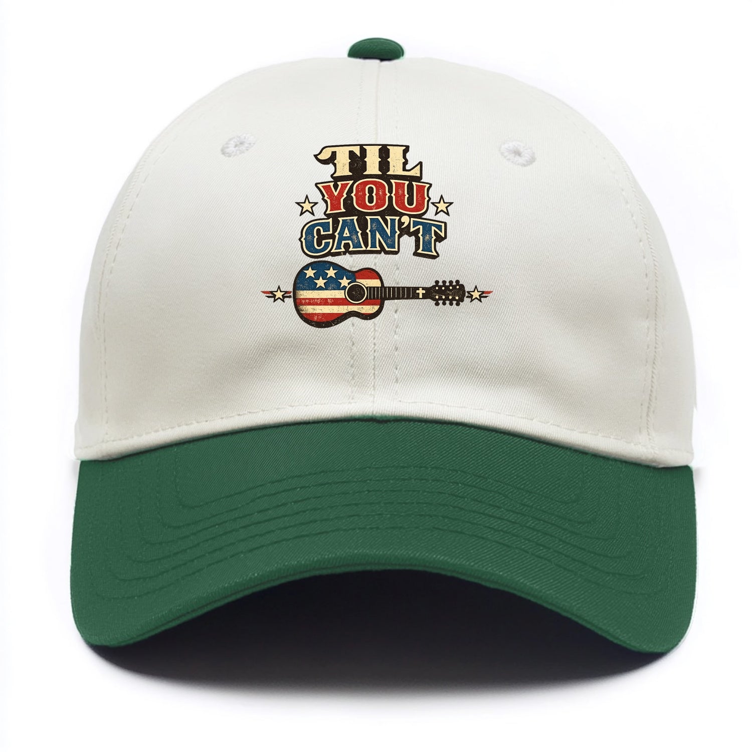 Til You Cant - Flag Guitar - Two Tone Cap - Green