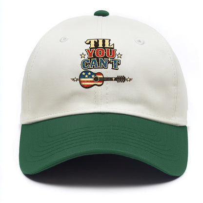 Til You Cant - Flag Guitar - Two Tone Cap - Green