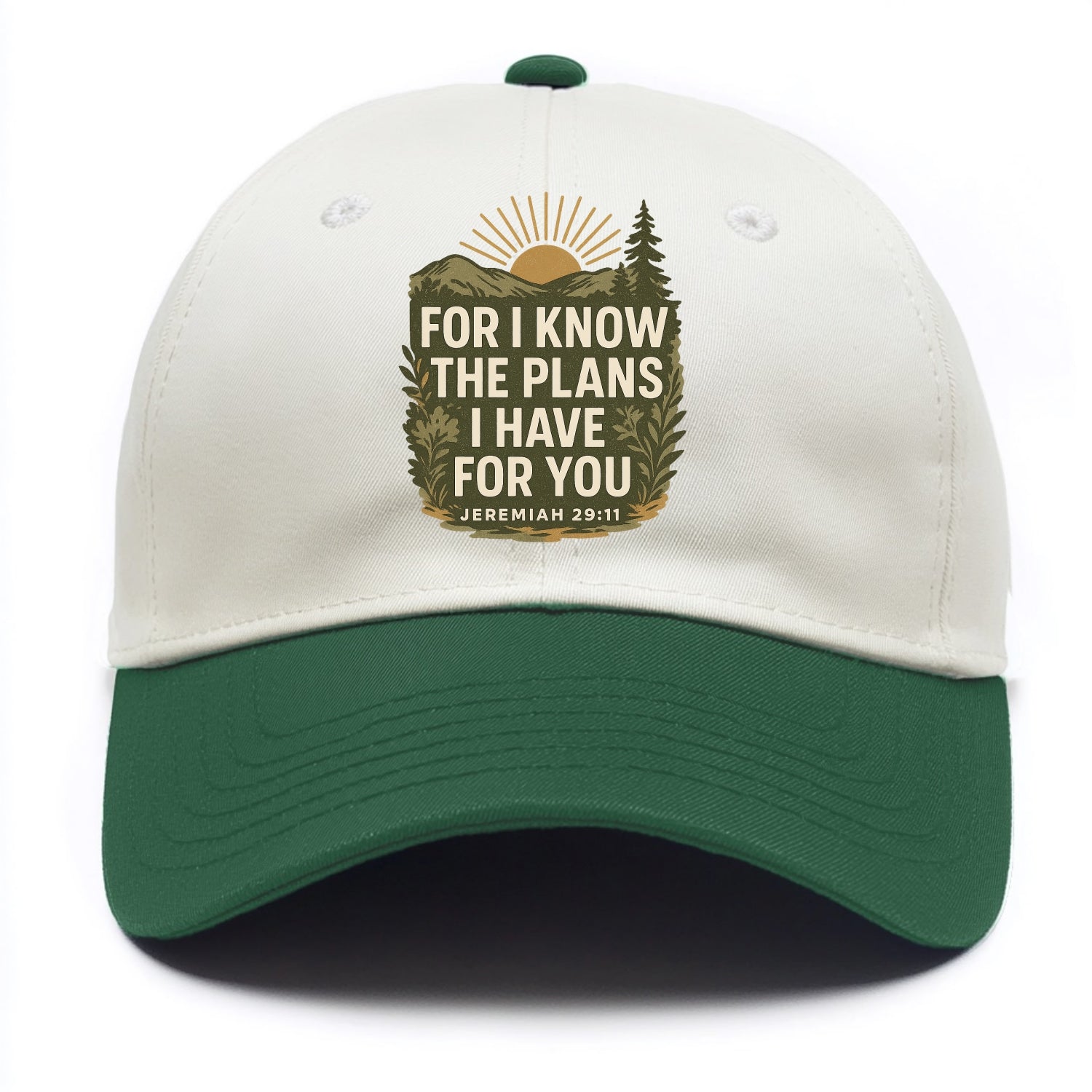 Jeremiah 29:11 Sunrise - Two Tone Cap - Green