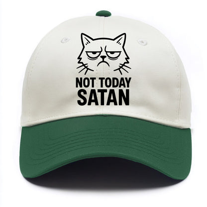 Monday Mood Cat - Two Tone Cap - Green
