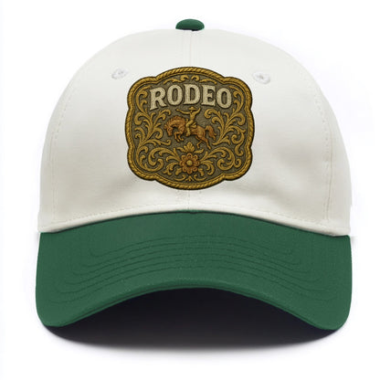 Rodeo Buckle  - Two Tone Cap - Green