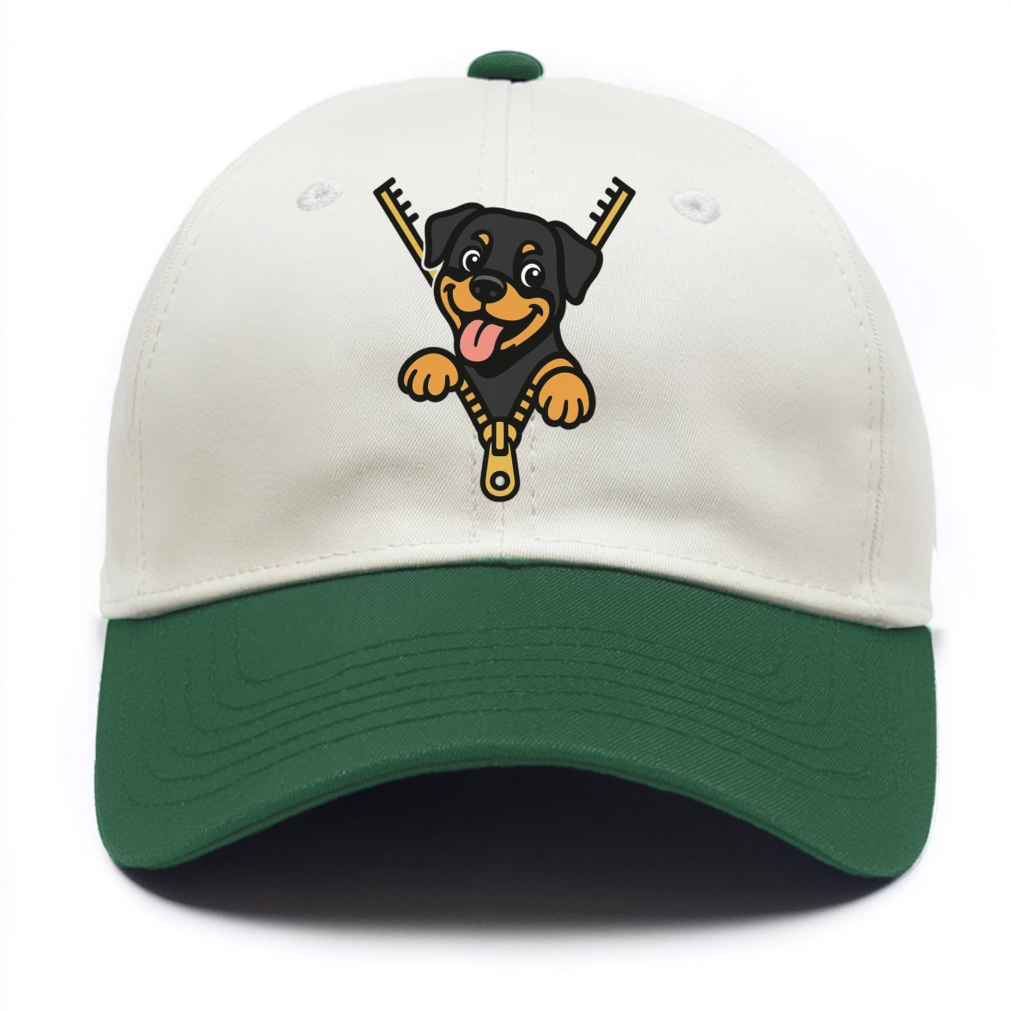 Rottweiler - Two Tone Cap - Green