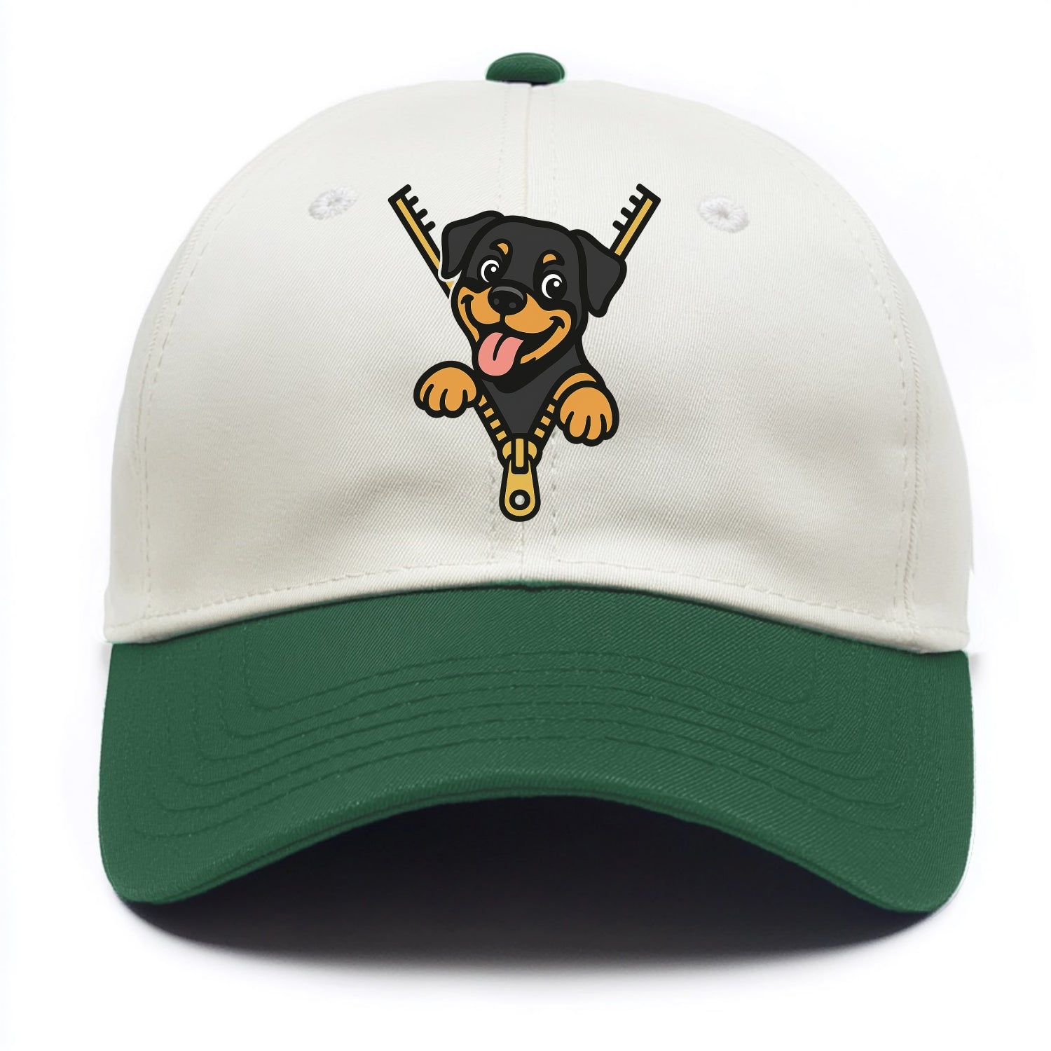 Rottweiler - Two Tone Cap - Green