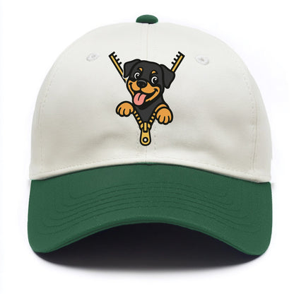 Rottweiler - Two Tone Cap - Green