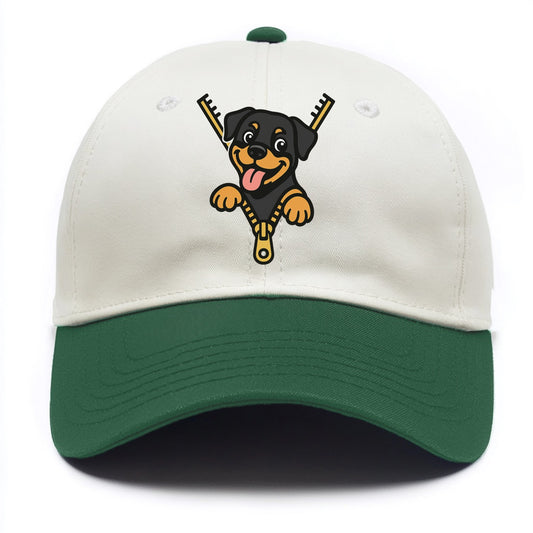 Rottweiler - Two Tone Cap - Green