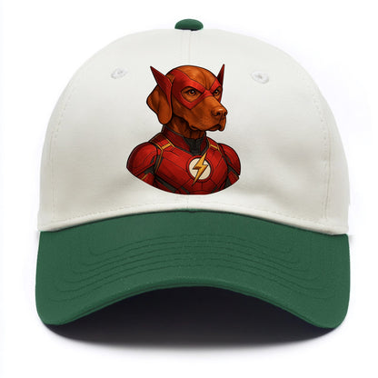 Vizsla Speed Hero  - Two Tone Cap - Green