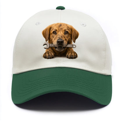 Mechanic Dog  - Two Tone Cap - Green