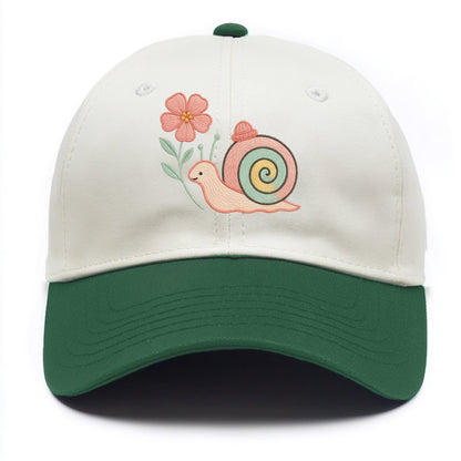 Coral Snail - Two Tone Cap - Green
