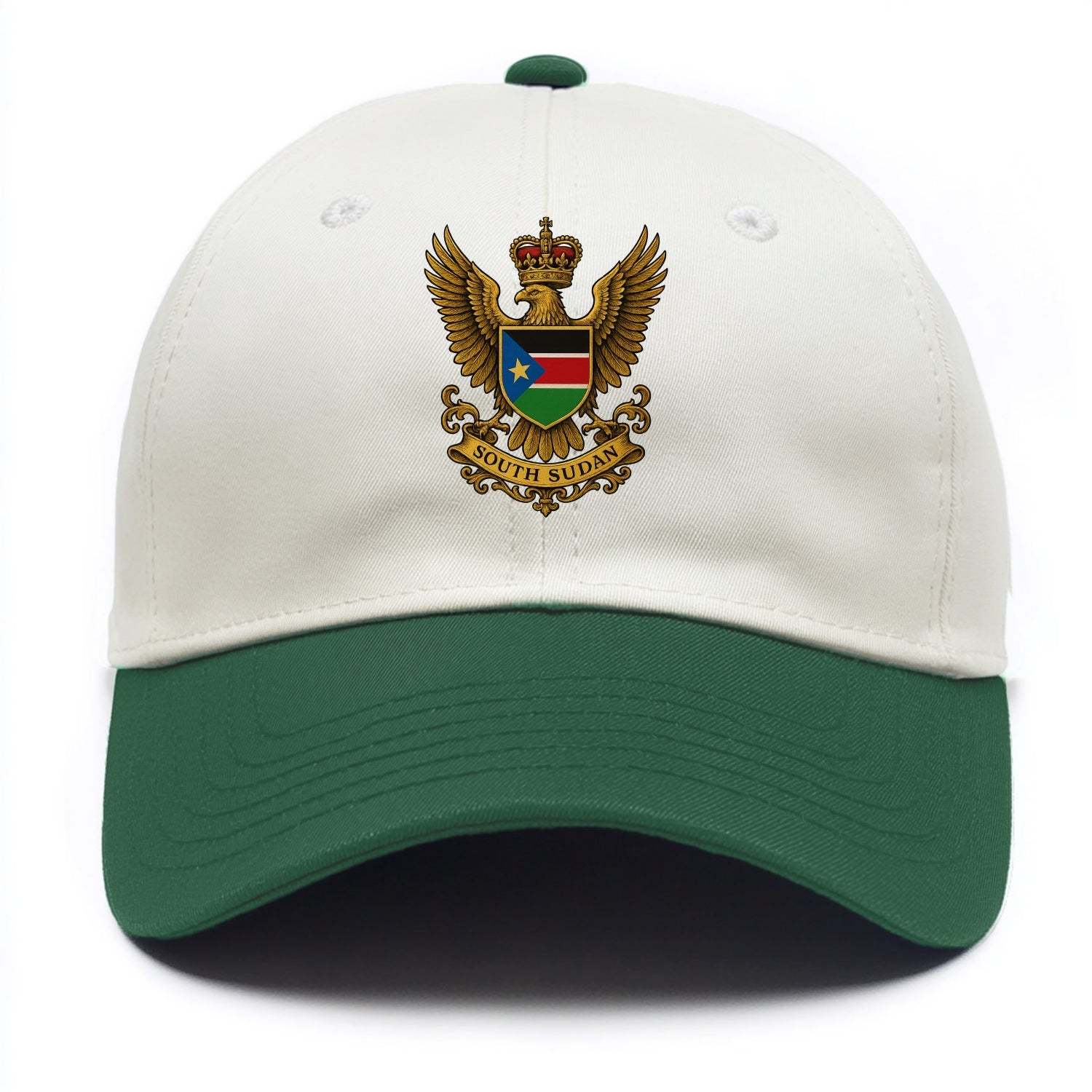 South Sudan Royal Logo  - Two Tone Cap - Green