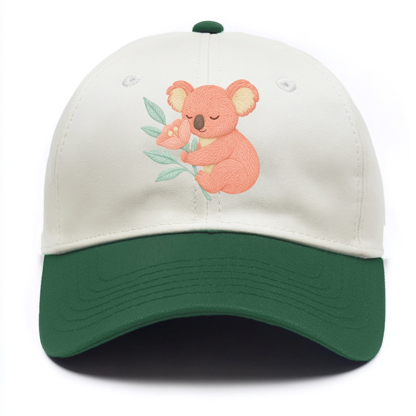 Coral Koala - Two Tone Cap - Green