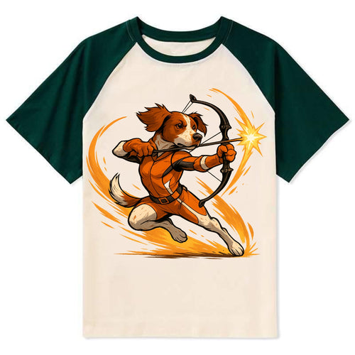 Brittany Hawkeye  - Contrast Raglan T-shirt