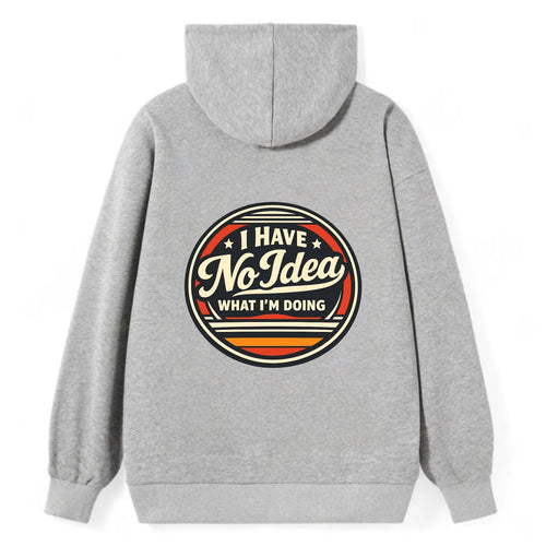 Confidently Clueless Emblem - Classic Pullover Hoodie