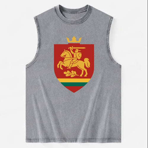 Lithuania Royal Logo  - Vintage Washed Tank