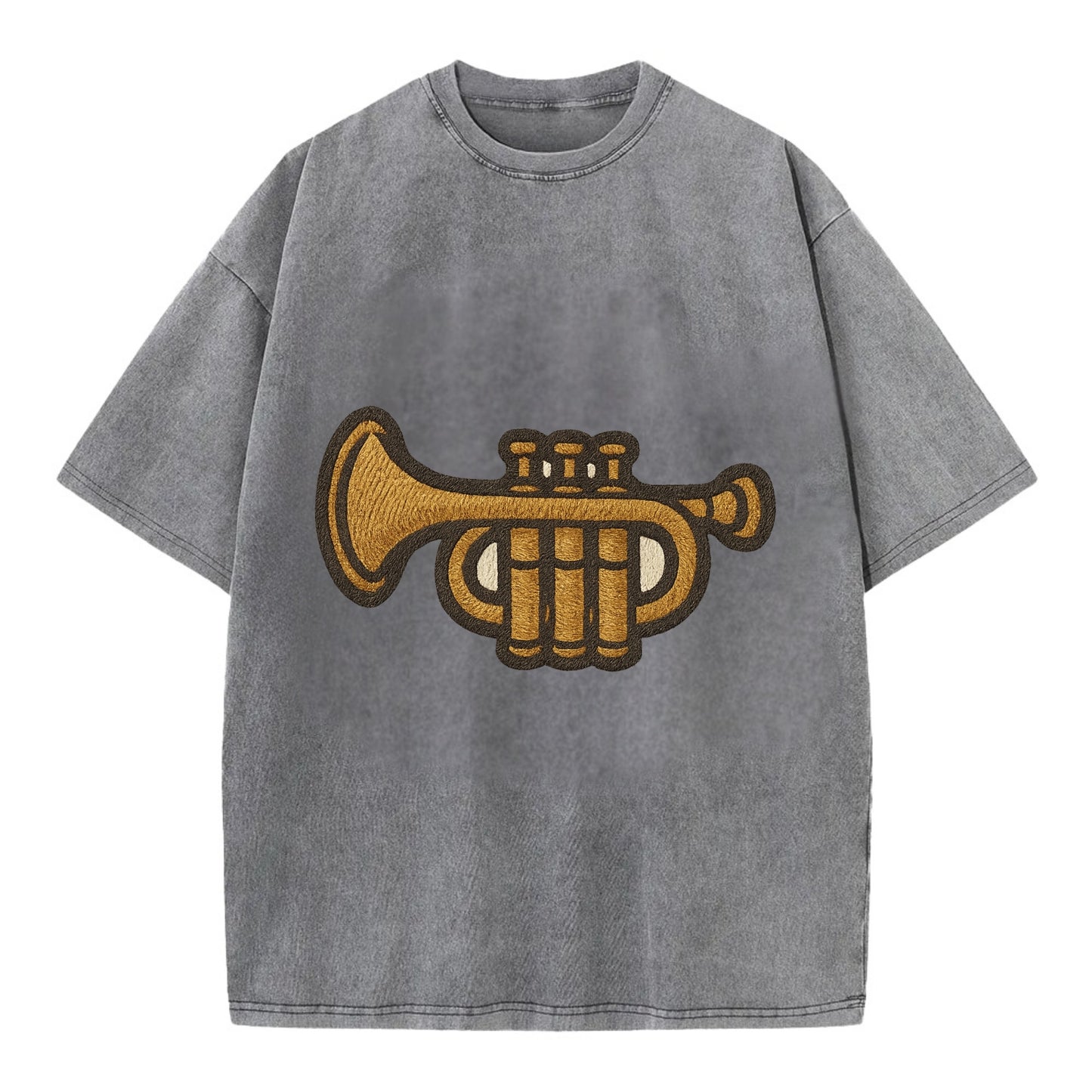 Trumpet  - Vintage T-shirt - Grey