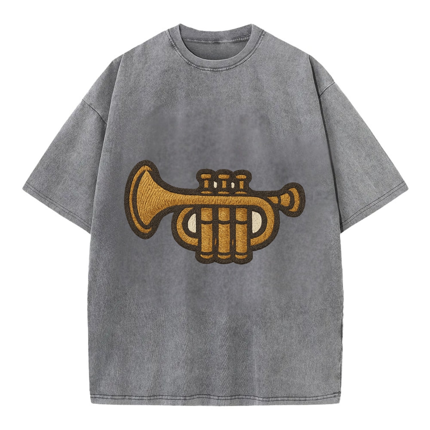 Trumpet  - Vintage T-shirt - Grey
