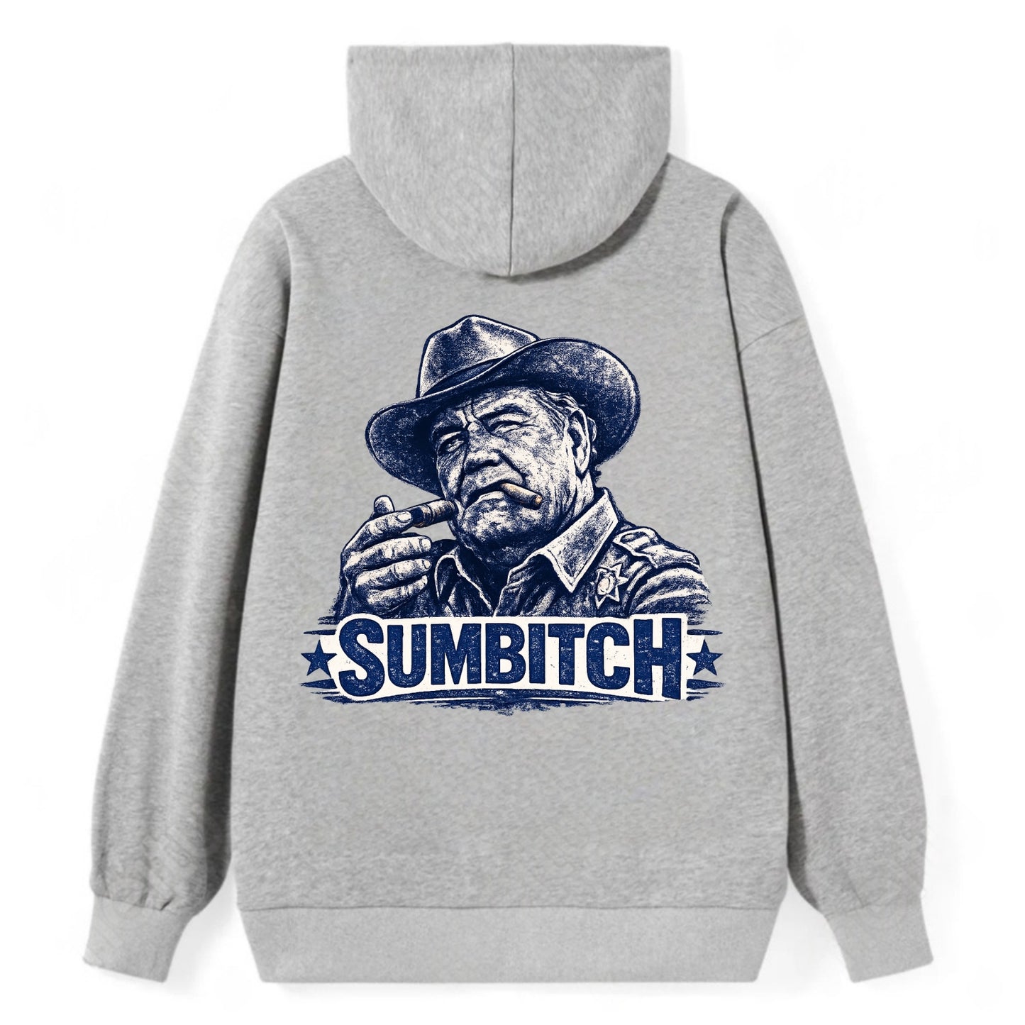 Sumbitch - Classic Pullover Hoodie - Grey
