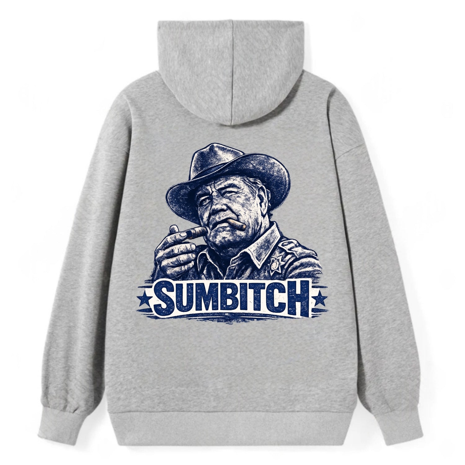 Sumbitch - Classic Pullover Hoodie - Grey