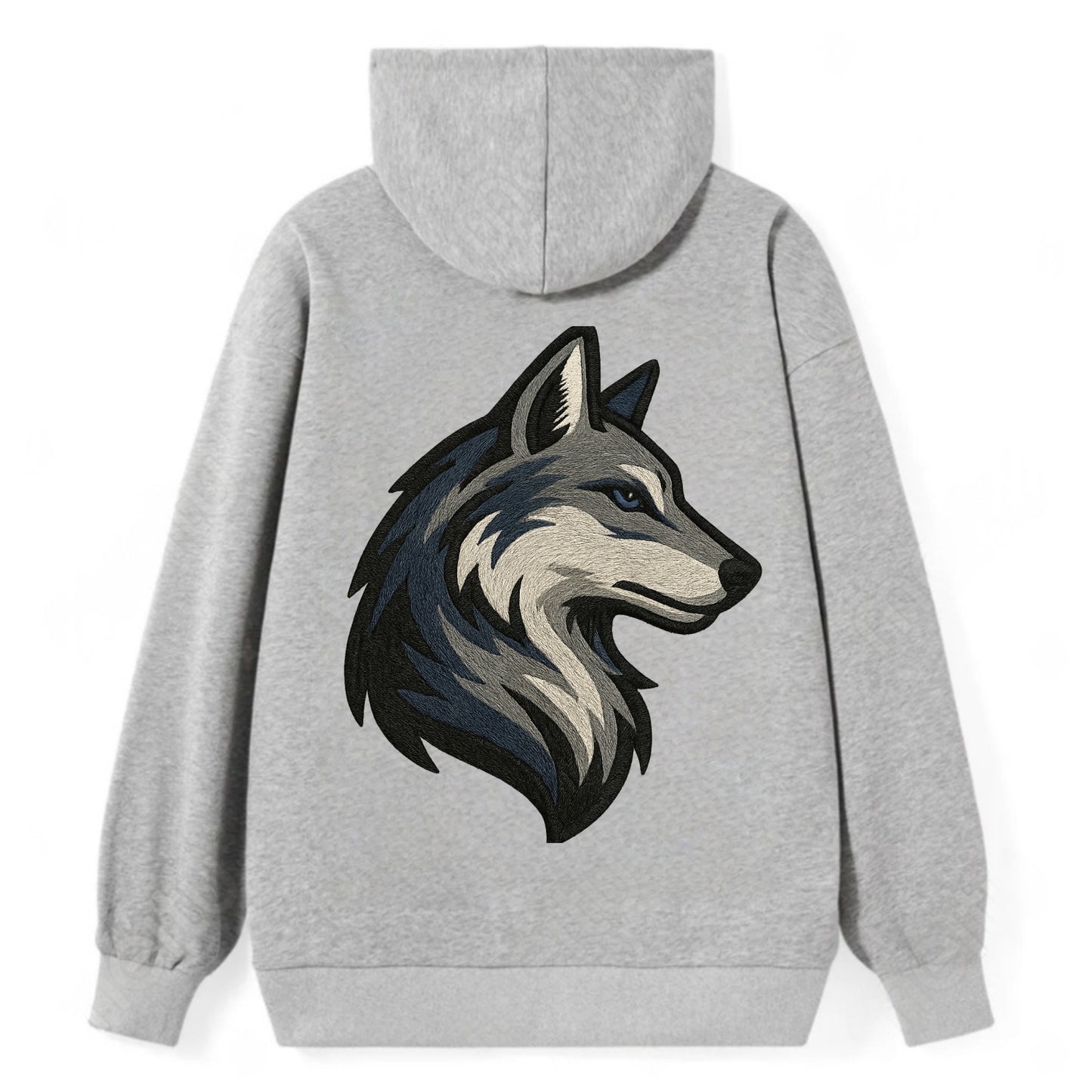 Lone Wolf Wanderer  - Classic Pullover Hoodie - Grey