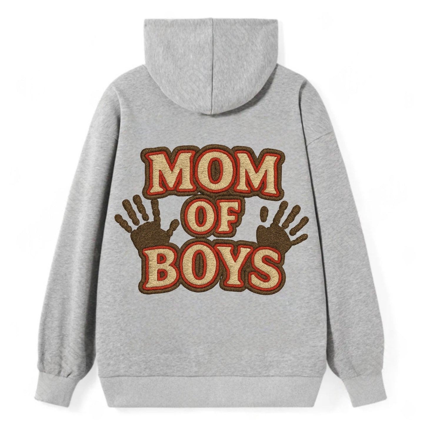 Mom Of Boys  - Classic Pullover Hoodie - Grey