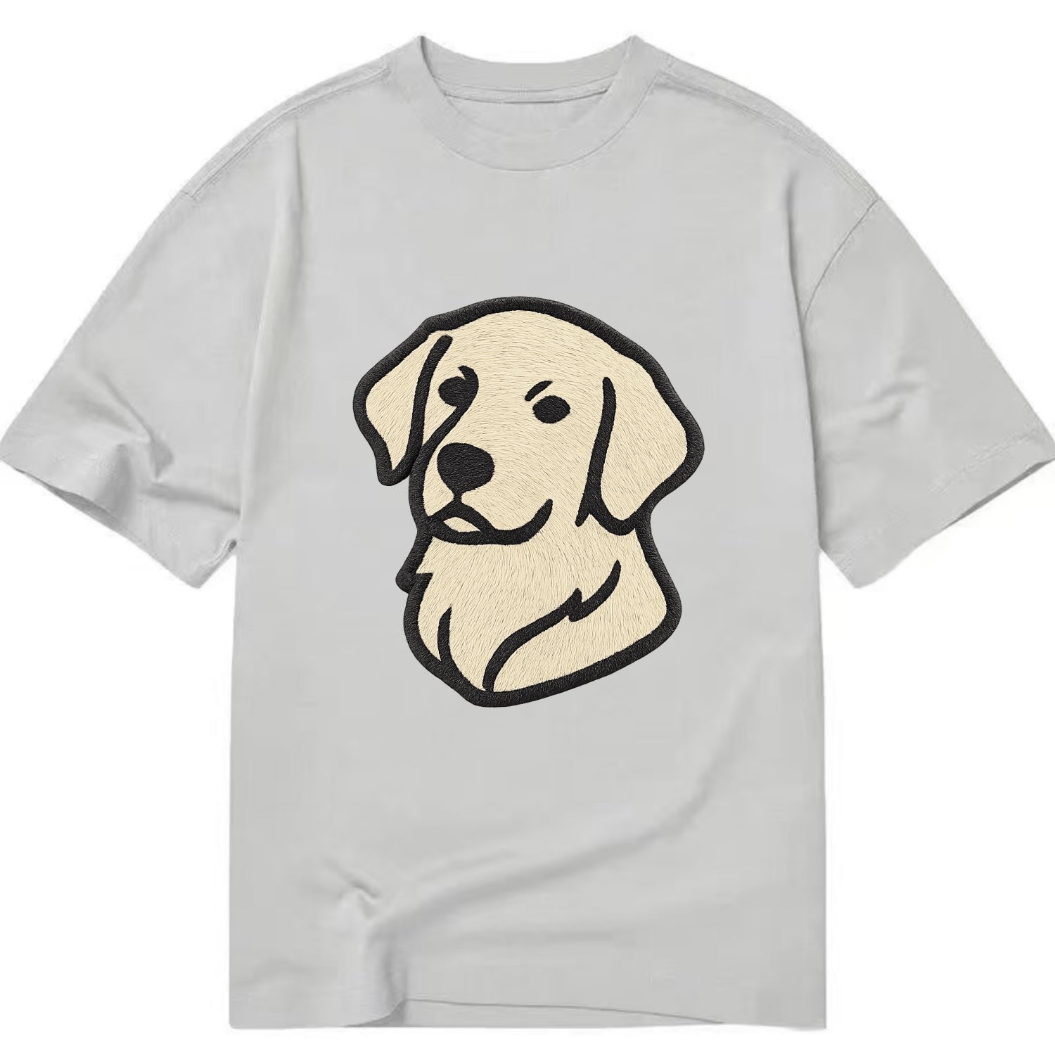 Golden Retriever - Head tilt curious pos Classic T-shirt - Grey