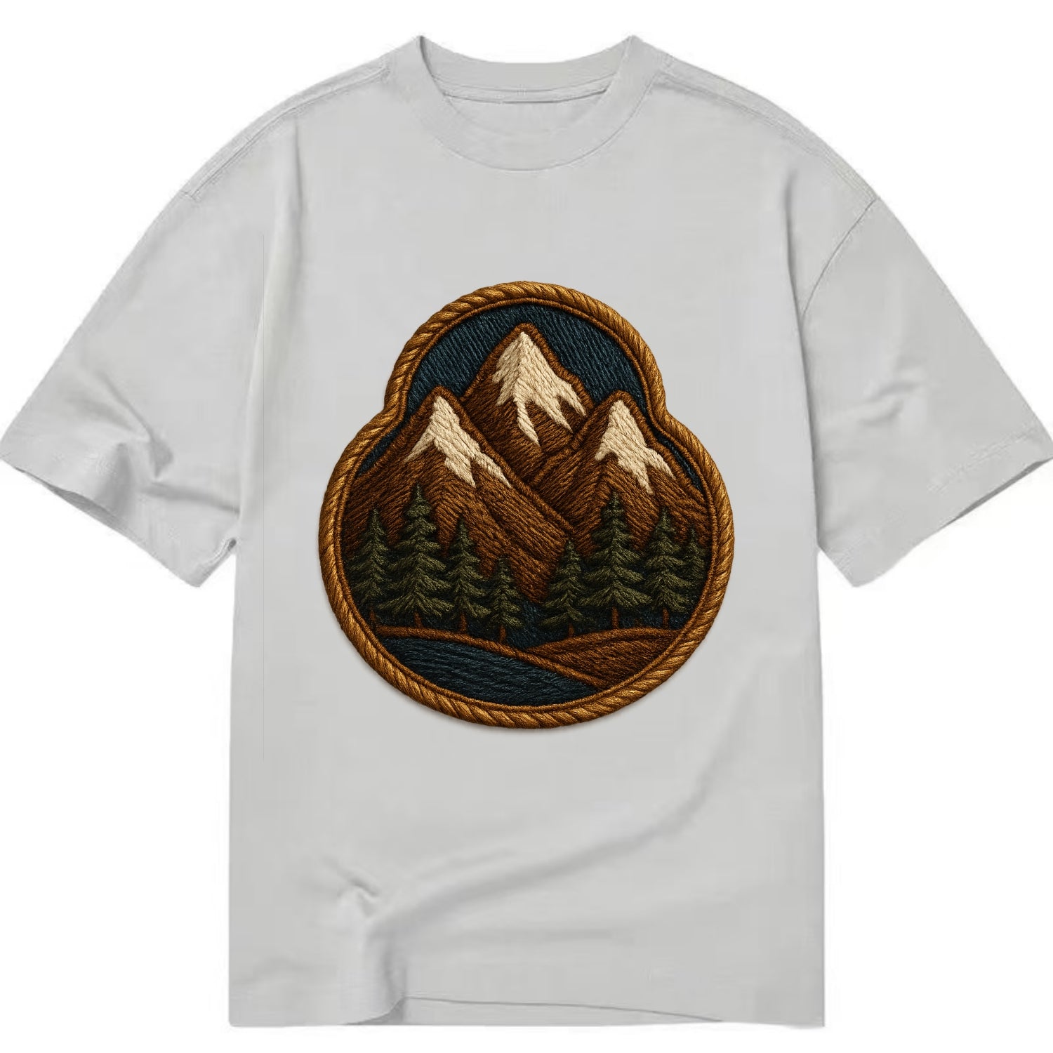 Mountain Range  - Classic T-shirt - Grey