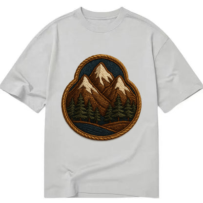 Mountain Range  - Classic T-shirt - Grey