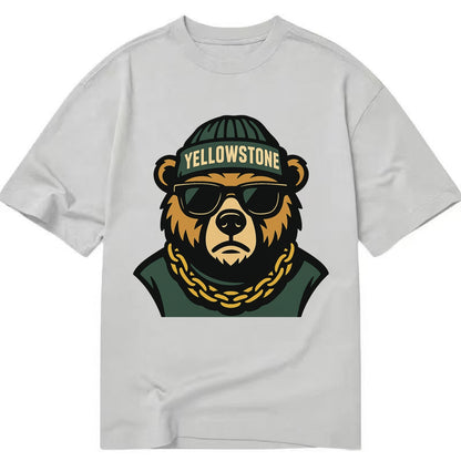 Yellowstone Bear - Classic T-shirt - Grey