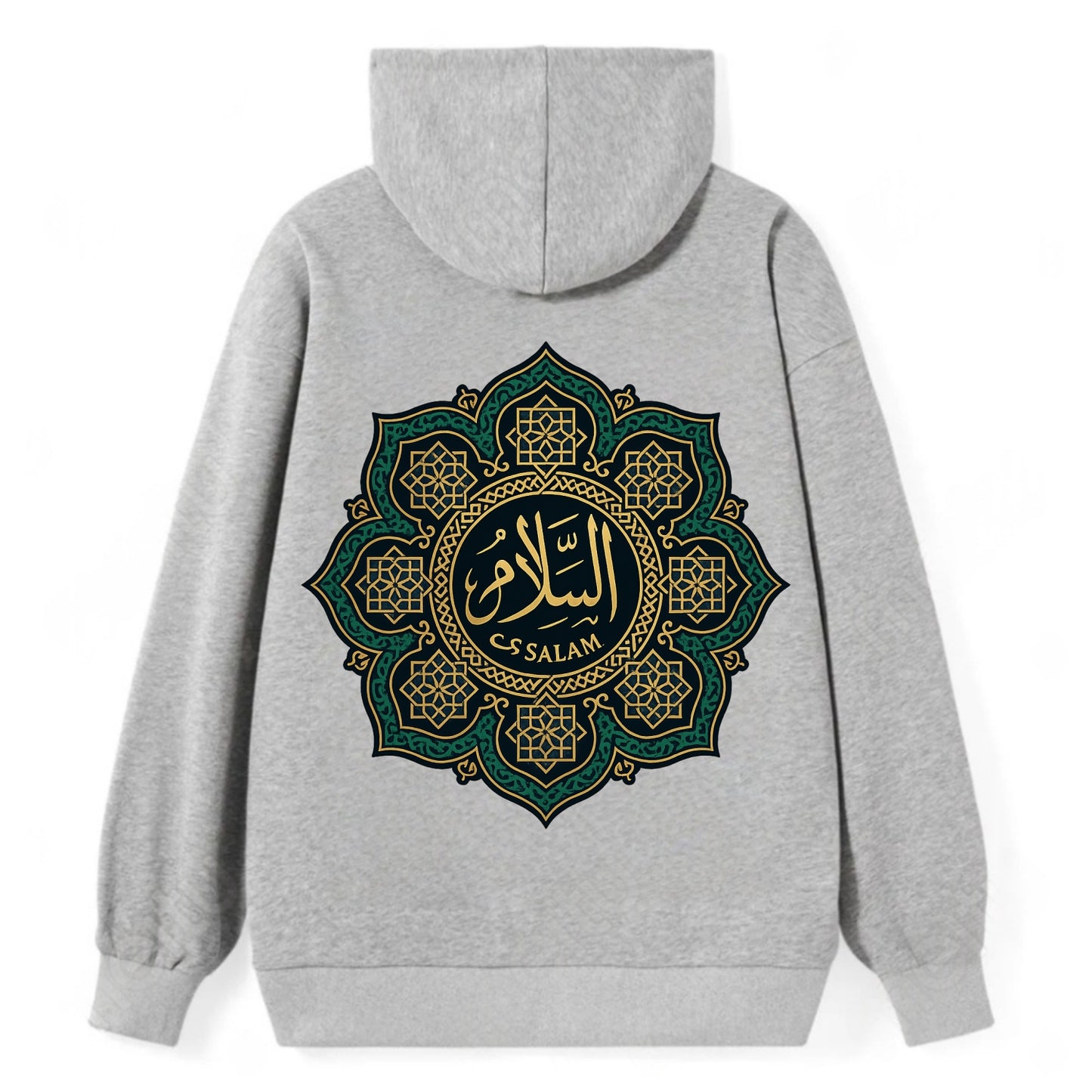 As-Salam Mandala - Classic Pullover Hoodie - Grey