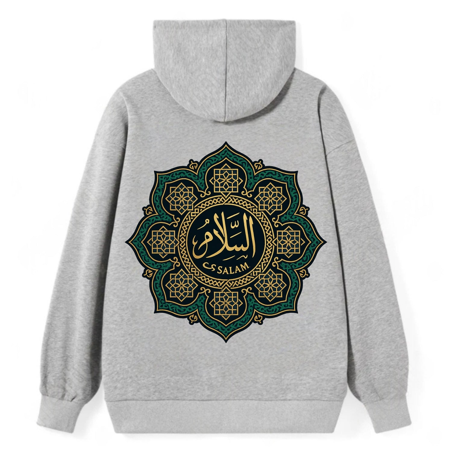As-Salam Mandala - Classic Pullover Hoodie - Grey