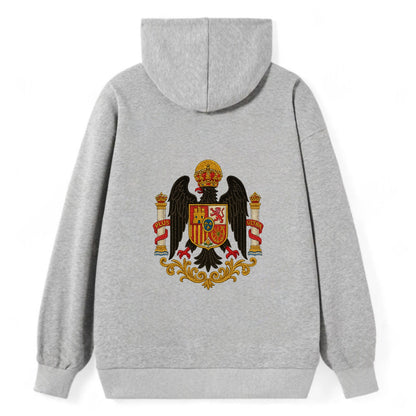 Imperial Eagle Of Spain Crest - Classic Pullover Hoodie - Grey