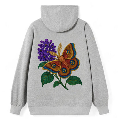 Polyphemus Moth - Classic Pullover Hoodie - Grey