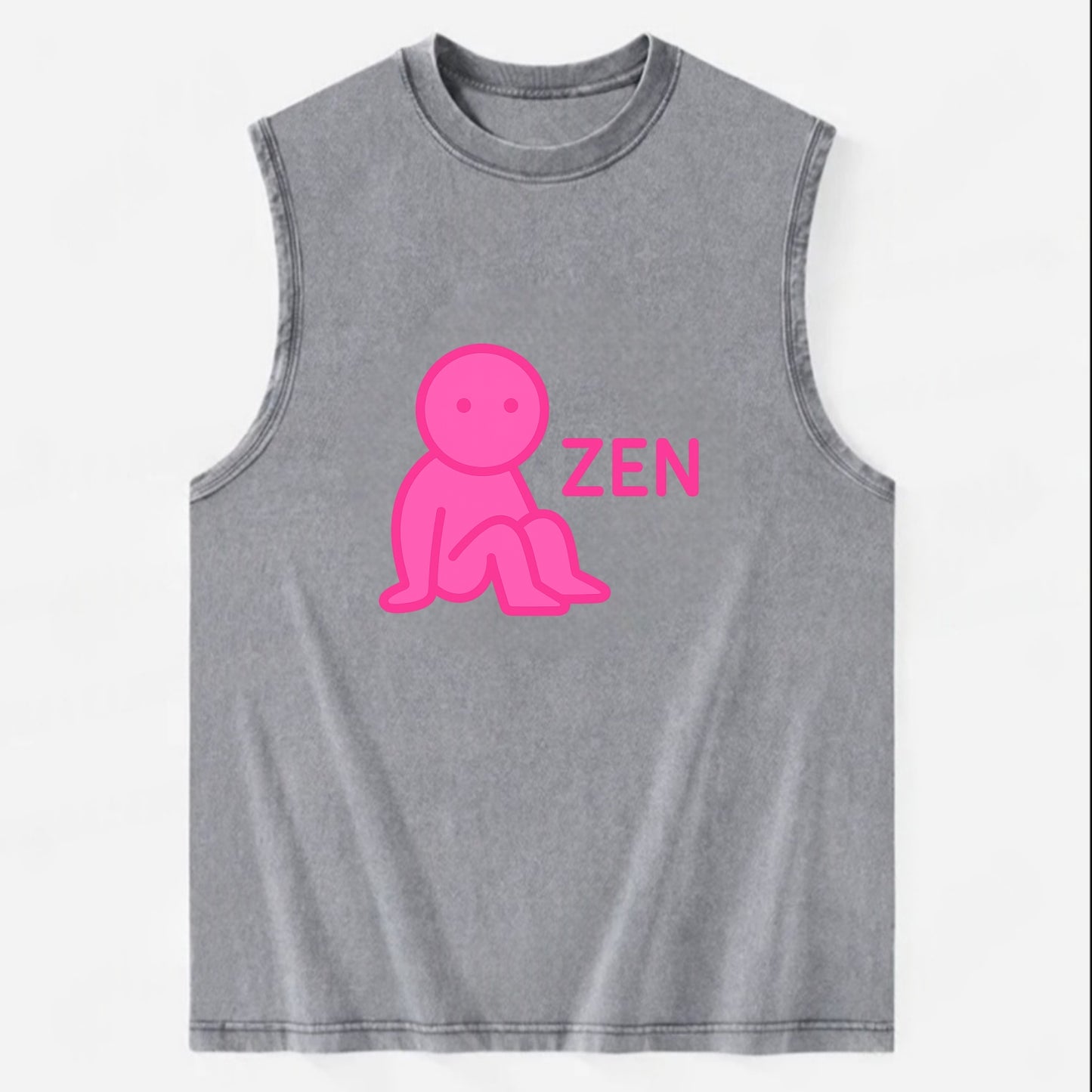 TRENDS ARE CIRCULAR | Dizzy fashion wheel - Vintage Washed Tank - Grey