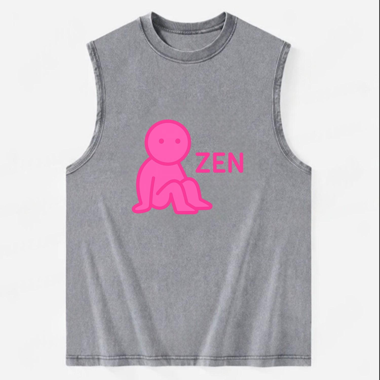 TRENDS ARE CIRCULAR | Dizzy fashion wheel - Vintage Washed Tank - Grey