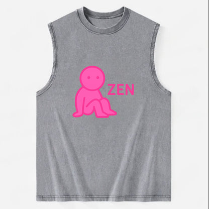 TRENDS ARE CIRCULAR | Dizzy fashion wheel - Vintage Washed Tank - Grey