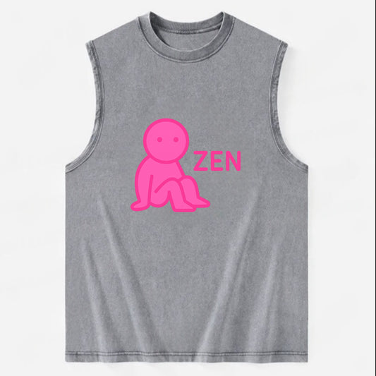 TRENDS ARE CIRCULAR | Dizzy fashion wheel - Vintage Washed Tank - Grey