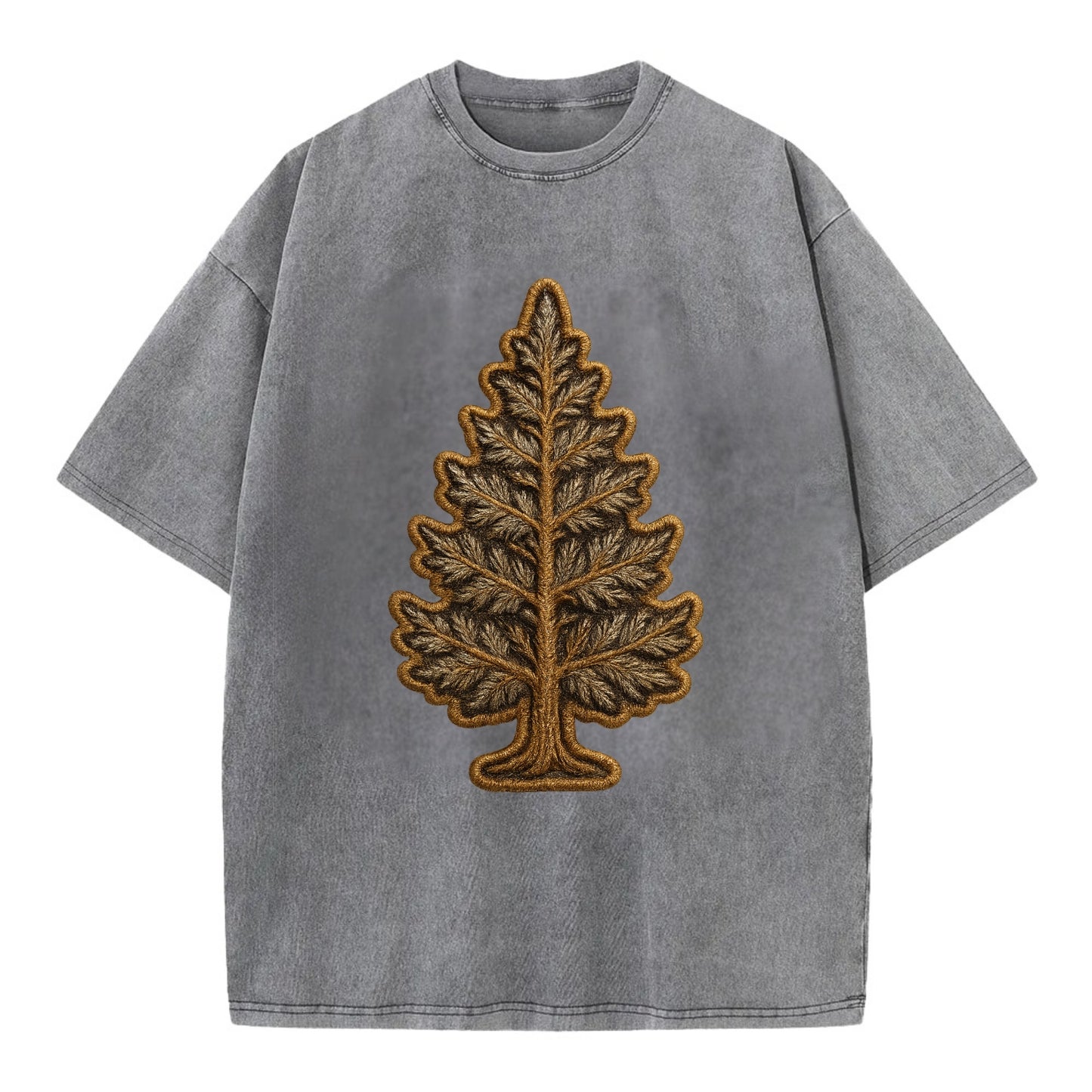 Pine Tree  - Vintage T-shirt - Grey