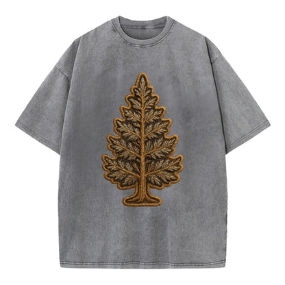 Pine Tree  - Vintage T-shirt - Grey