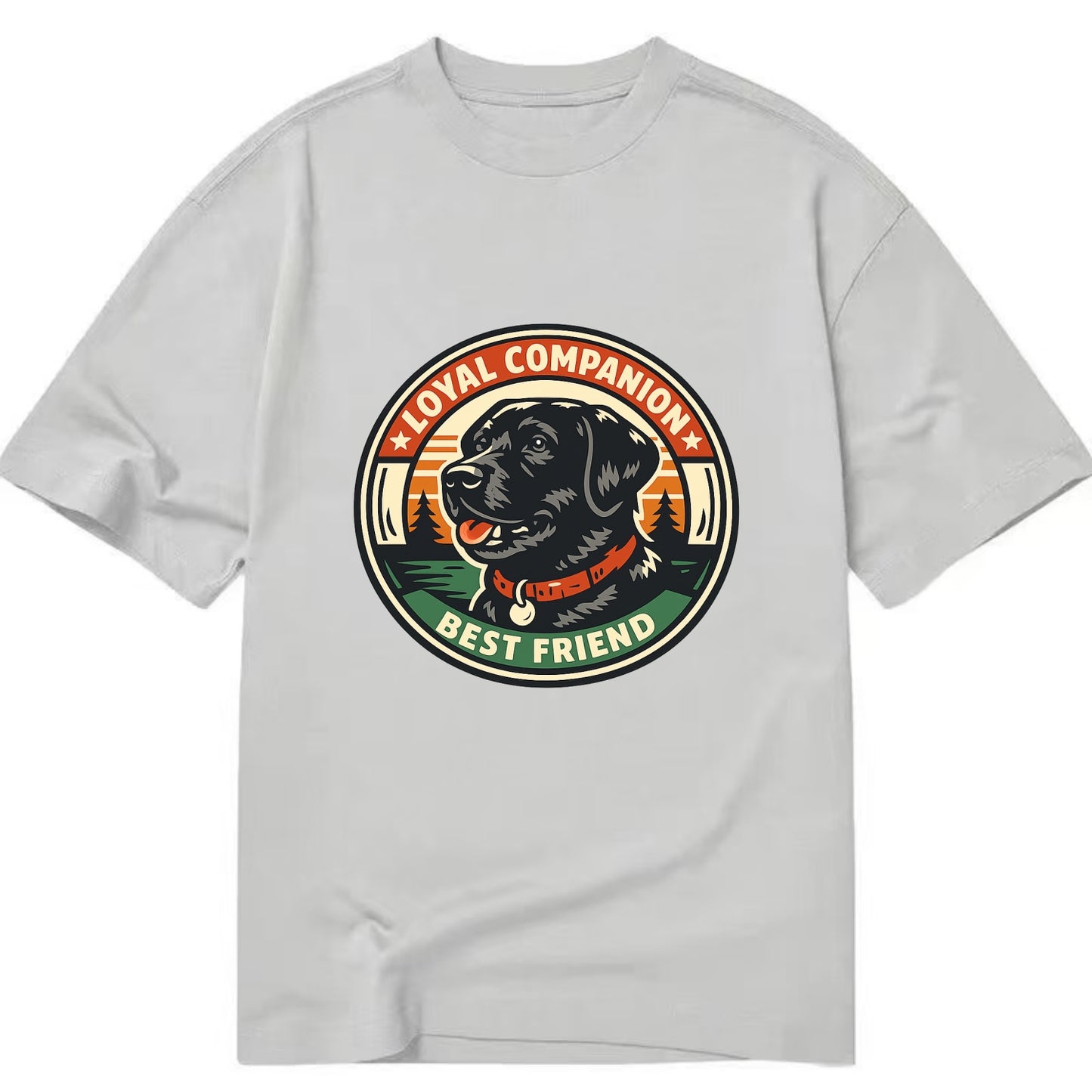 Noble Companion Emblem - Classic T-shirt - Grey