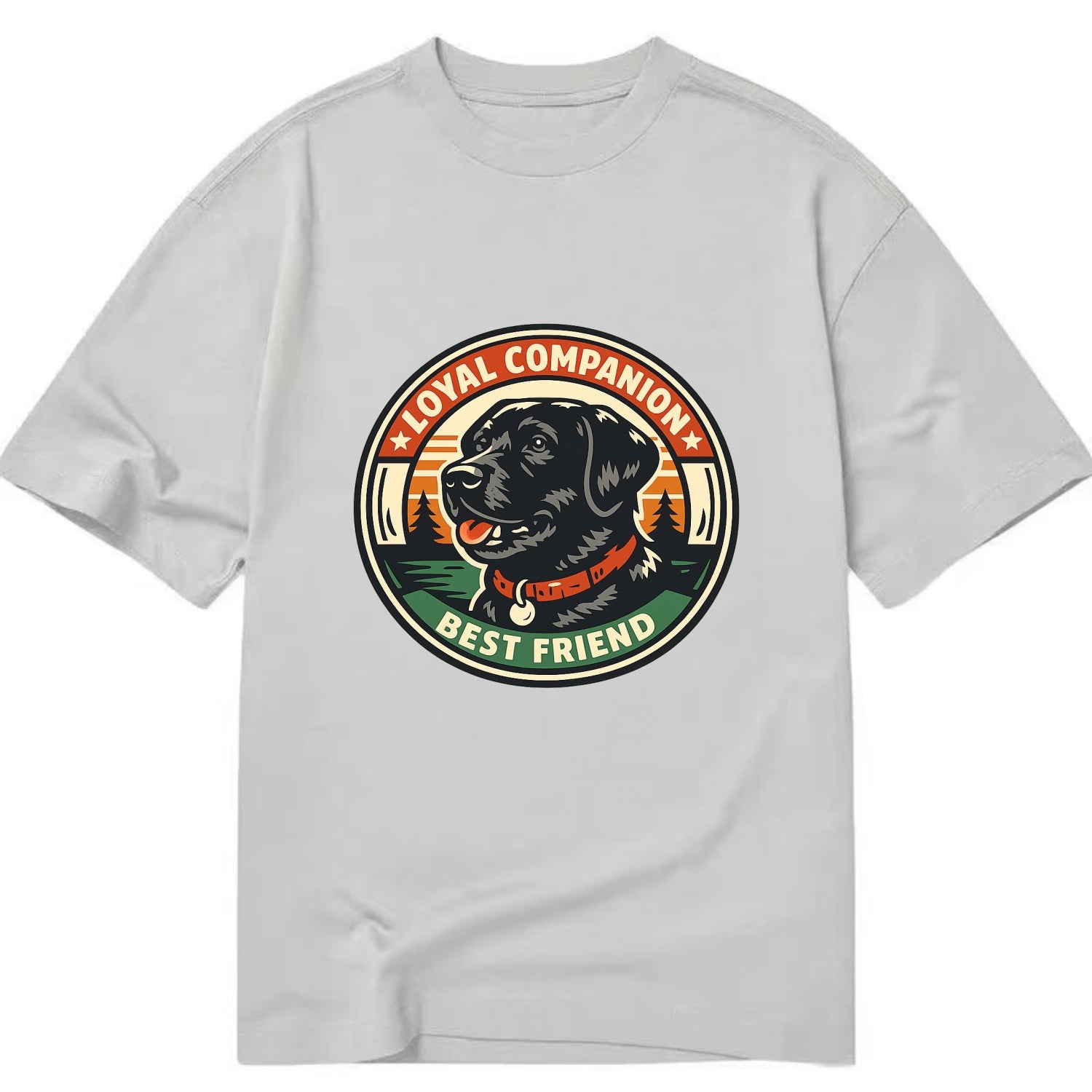 Noble Companion Emblem - Classic T-shirt - Grey