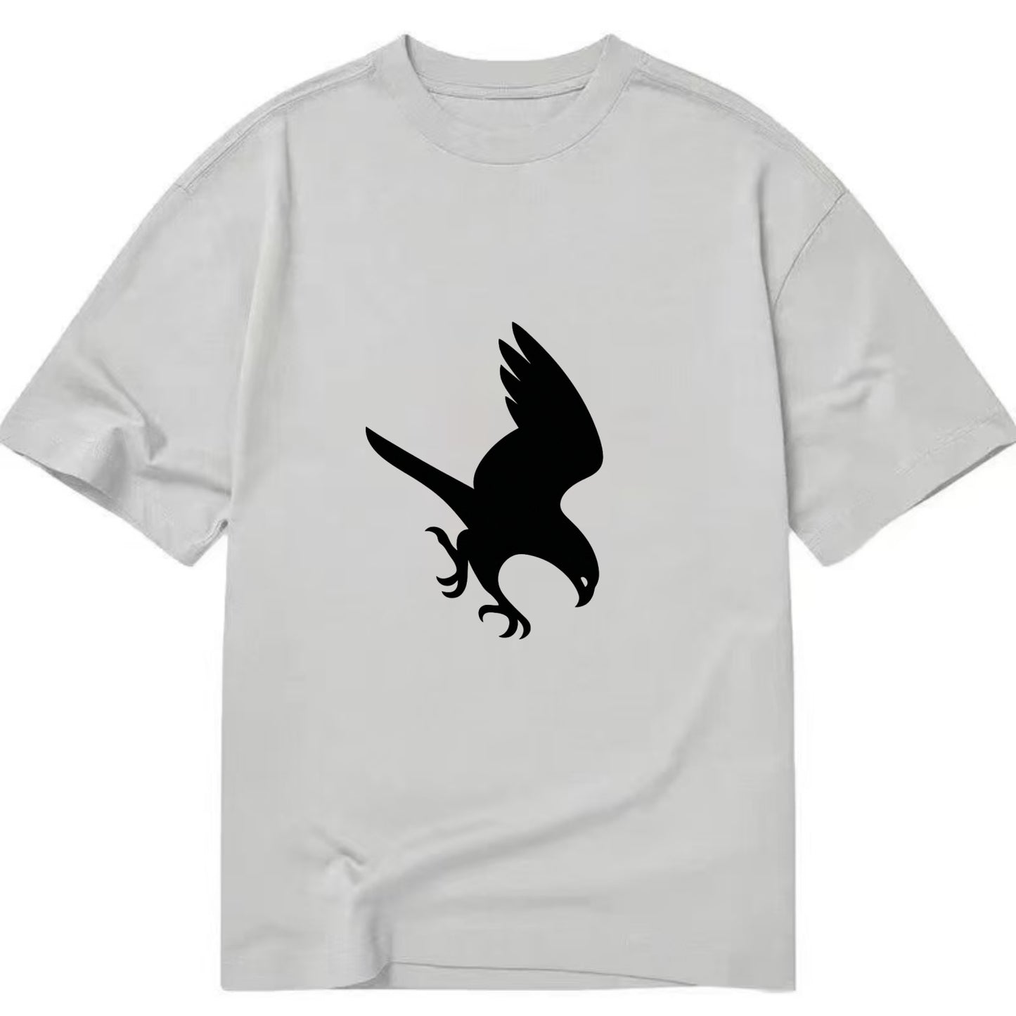 Hawk diving for prey - Classic T-shirt - Grey