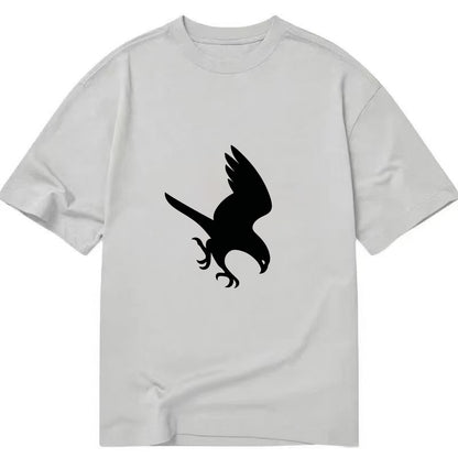 Hawk diving for prey - Classic T-shirt - Grey