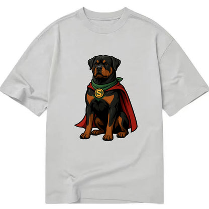 Rottweiler Strong Hero  - Classic T-shirt - Grey