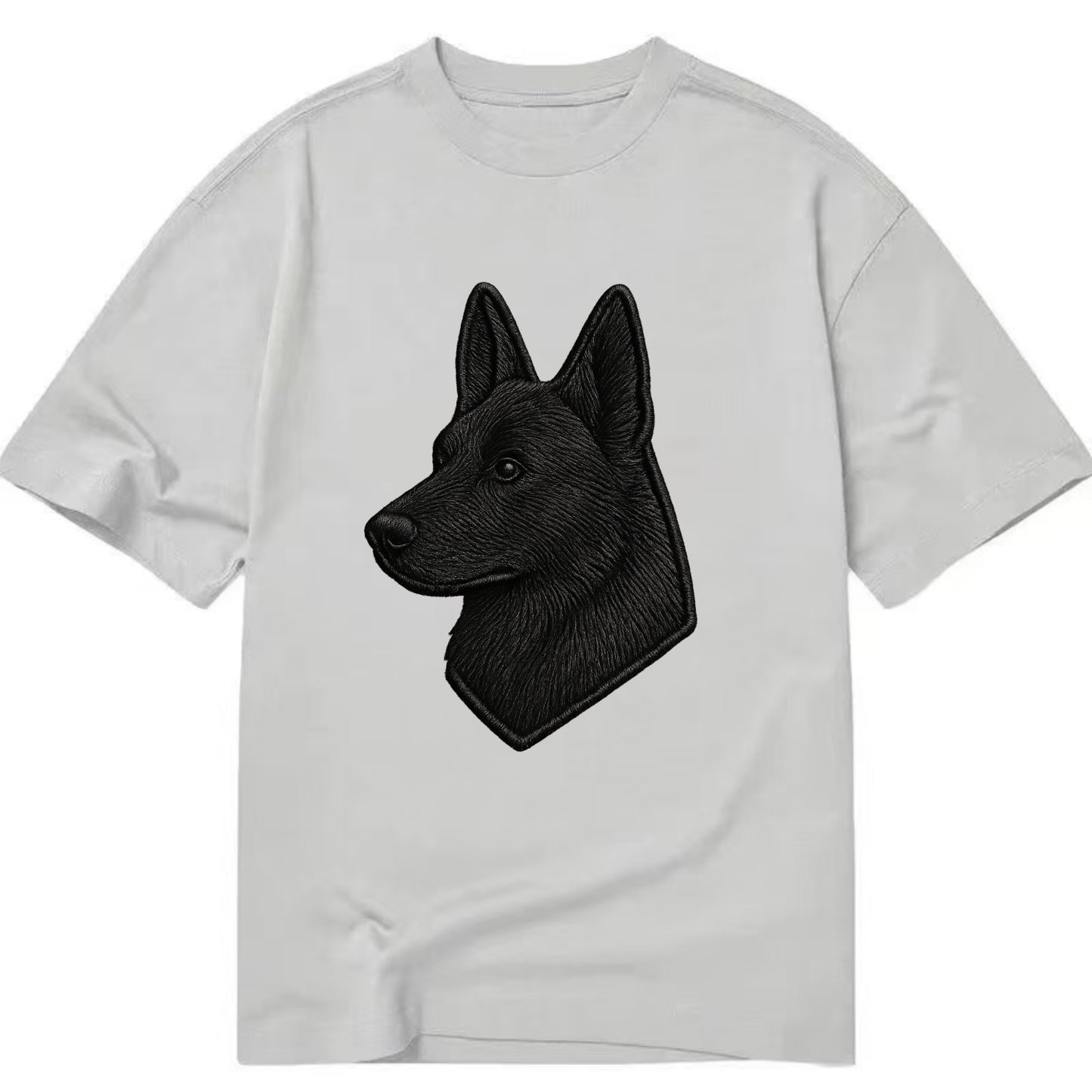 Belgian Sheepdog - Modern black shepherd - Classic T-shirt - Grey