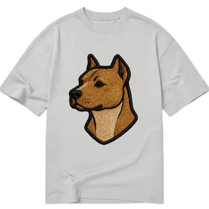 American Staffordshire Terrier - Modern - Classic T-shirt - Grey
