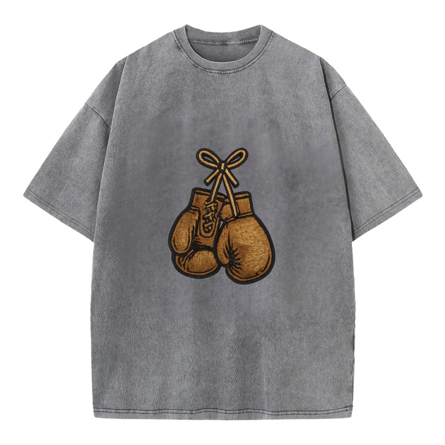 Boxing Gloves  - Vintage T-shirt - Grey
