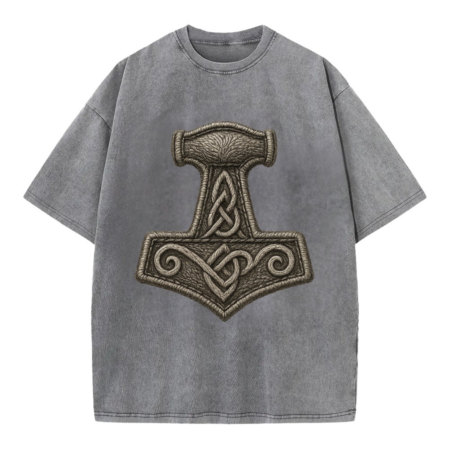 Mjolnir  - Vintage T-shirt - Grey
